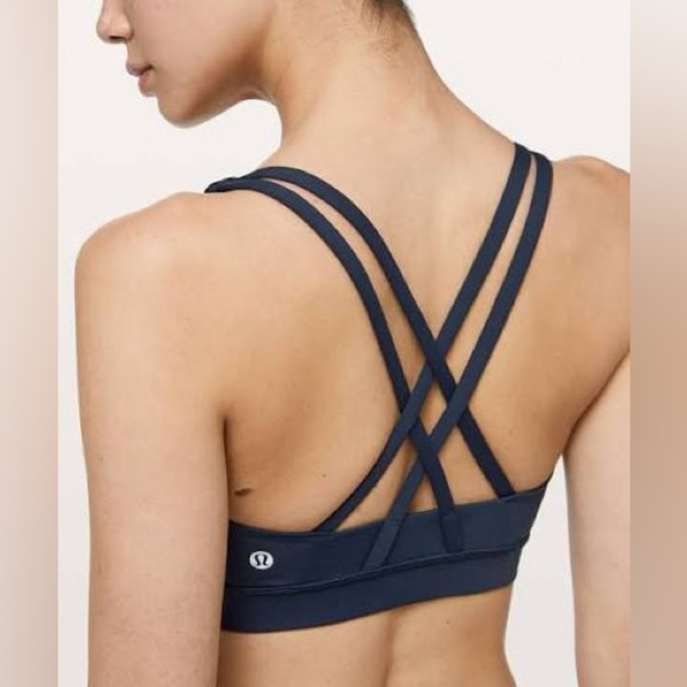NWT lululemon athletica True navy Energy Bra size 6